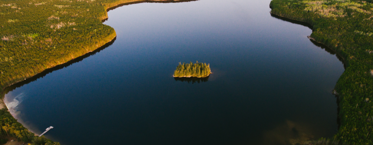 Lake 240 of IISD's Experimental Lakes Area in Ontario