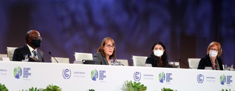 New IISD President and CEO Patricia Fuller at COP26