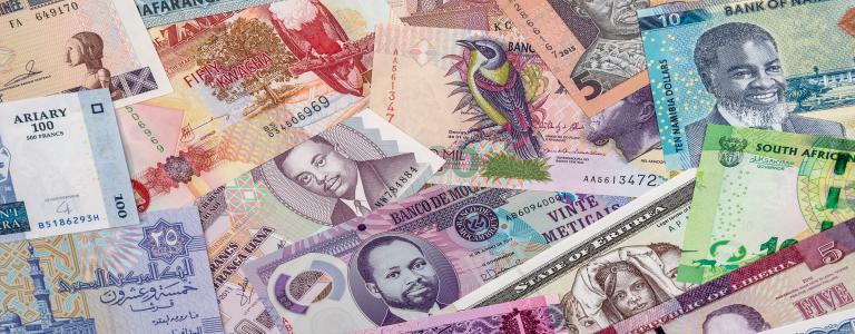 image of different currencies