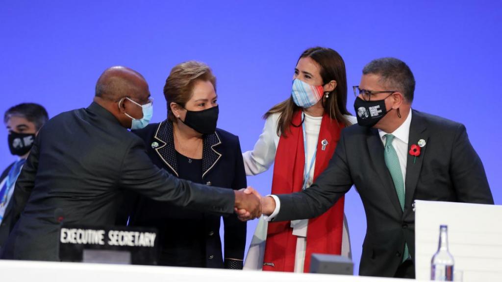 Opening Plenary of COP 26 - UNGA president, COP 25 and 26 presidents, and UNFCCC Executive Secretary