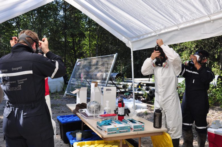 Oil spills (dilbit) research at IISD Experimental Lakes Area