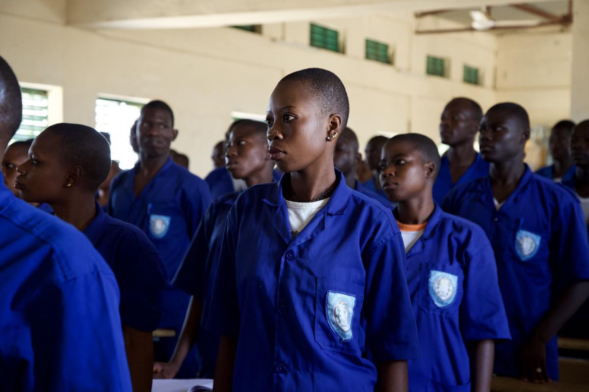 Students at the Training Institute for Rural Development in Burkina Faso