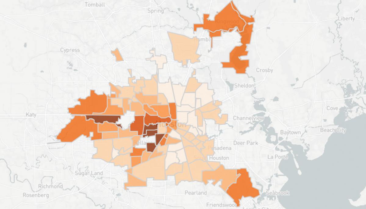 Median income Houston Texas